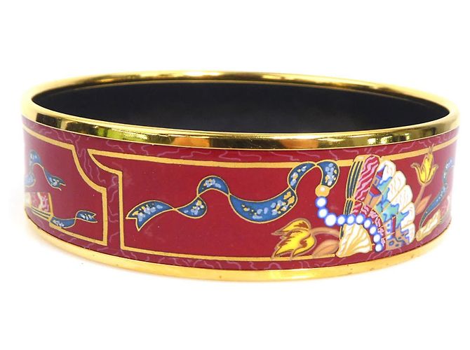 Hermès Bracciale Rigido in Smalto Multicolor Hermes - vista 2