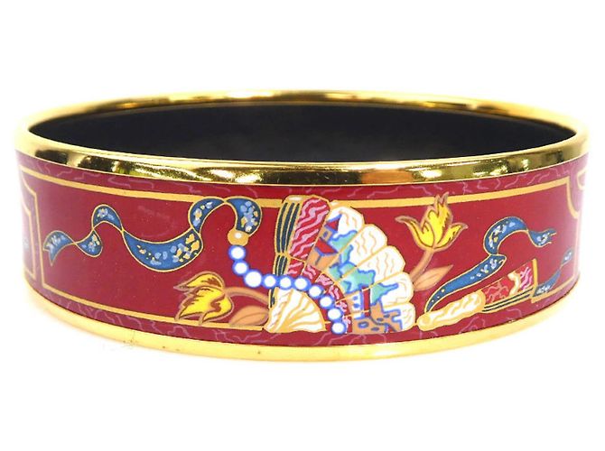 Hermès Bracciale Rigido in Smalto Multicolor Hermes - vista 3