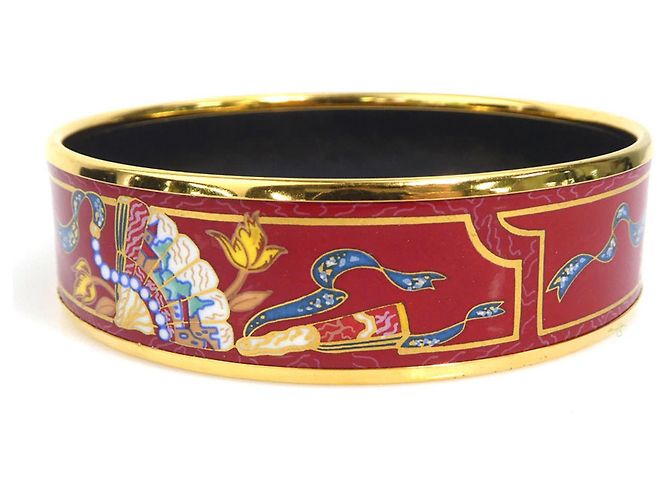 Hermès Bracciale Rigido in Smalto Multicolor Hermes - vista 4