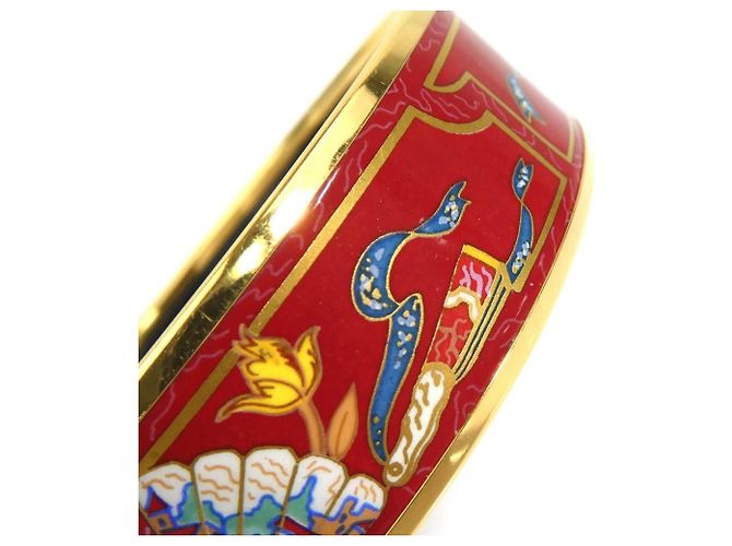 Hermès Bracciale Rigido in Smalto Multicolor Hermes - vista 6