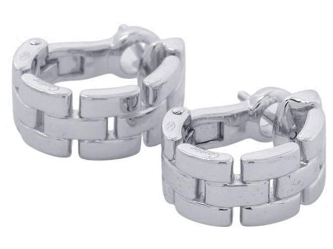 Orecchini Cartier Panthère Maillon Half Hoop - vista 2