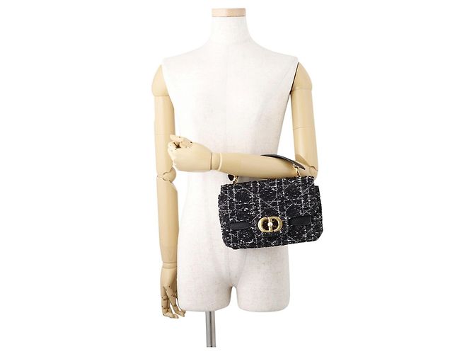 Borsa Christian Dior Jolie Small in tweed - vista 4
