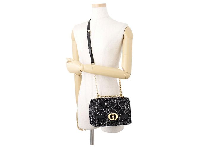 Borsa Christian Dior Jolie Small in tweed - vista 5