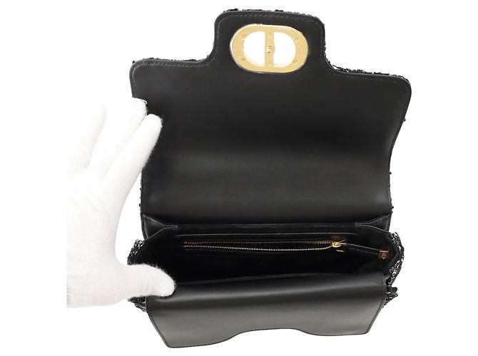 Borsa Christian Dior Jolie Small in tweed - vista 7