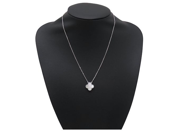 Collier Van Cleef & Arpels Alhambra en nacre - vue 3