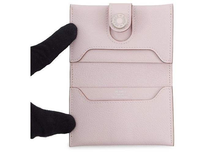 Hermès Tarjetero Hermes Rosa - vista 4