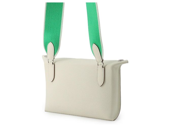 Hermès Borsa a tracolla Hermes Videpoche in pelle Togo Ivory - vista 2