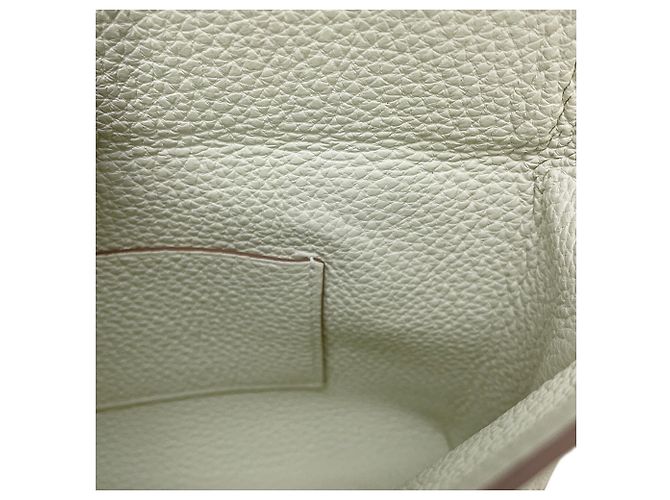 Hermès Borsa a tracolla Hermes Videpoche in pelle Togo Ivory - vista 6