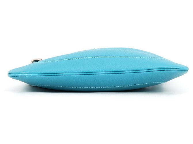 Hermès Borsa a tracolla Hermes Trim 35 in blu turchese - vista 3