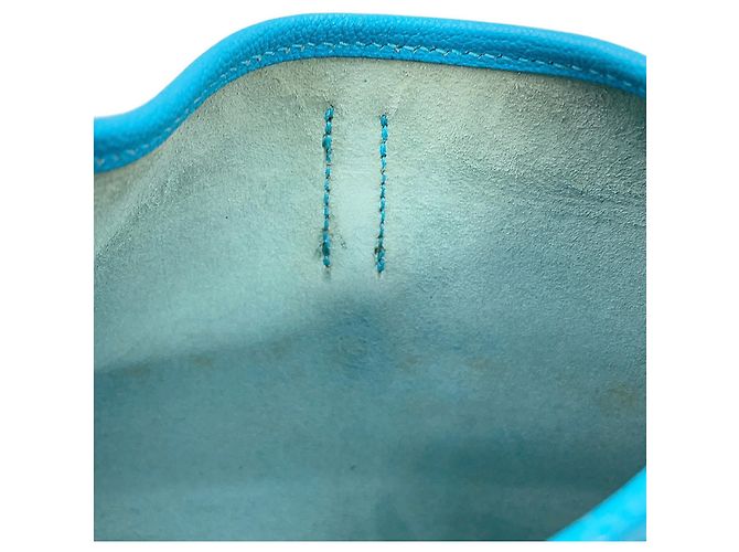 Hermès Borsa a tracolla Hermes Trim 35 in blu turchese - vista 9