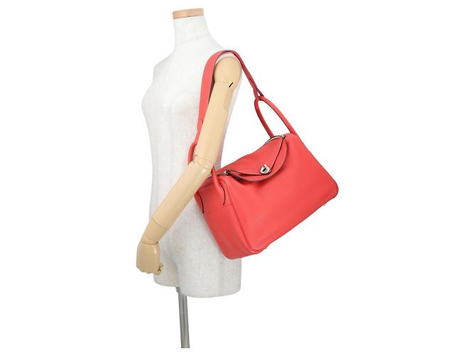 Hermès Bolso Hermes Lindy 30 en Rose Jaipur - vista 4