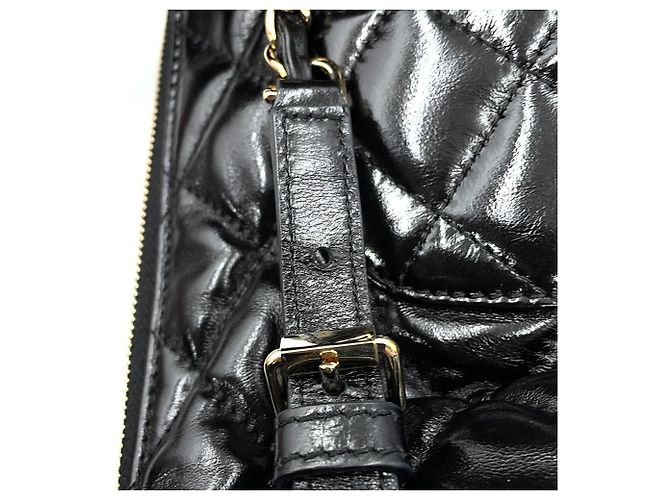 Mochila Chanel Matelassé em Black - vista 14