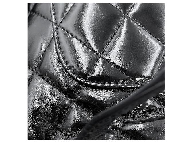 Mochila Chanel Matelassé em Black - vista 8