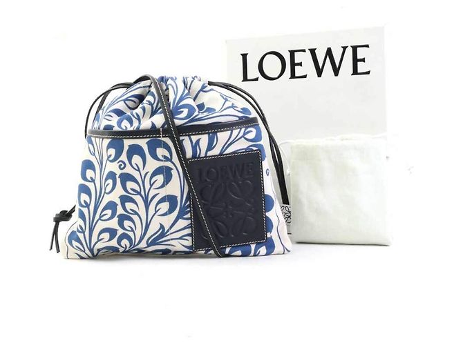 Loewe Schultertasche aus Canvas und Leder - Ansicht 16