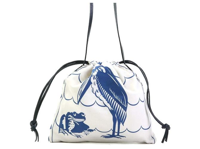 Loewe Schultertasche aus Canvas und Leder - Ansicht 3