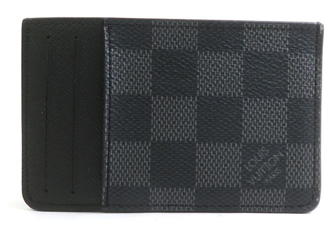 Portabiglietti Louis Vuitton Damier Graphite - vista 2