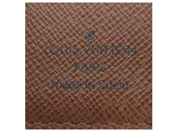 Cartera bi-fold Louis Vuitton en Monogram marrón - vista 8