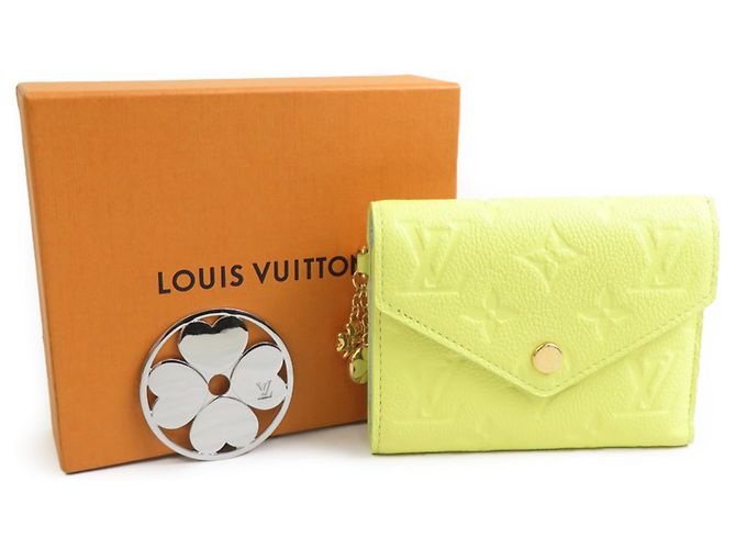 Louis Vuitton Tri-fold Wallet in Yellow - view 10