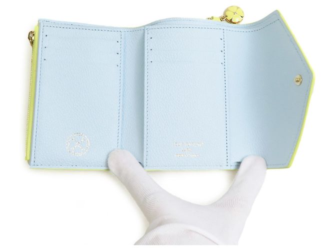 Louis Vuitton Tri-fold Wallet in Yellow - view 3