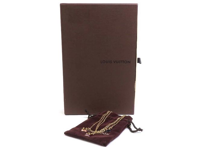 Collana in metallo dorato Louis Vuitton - vista 11