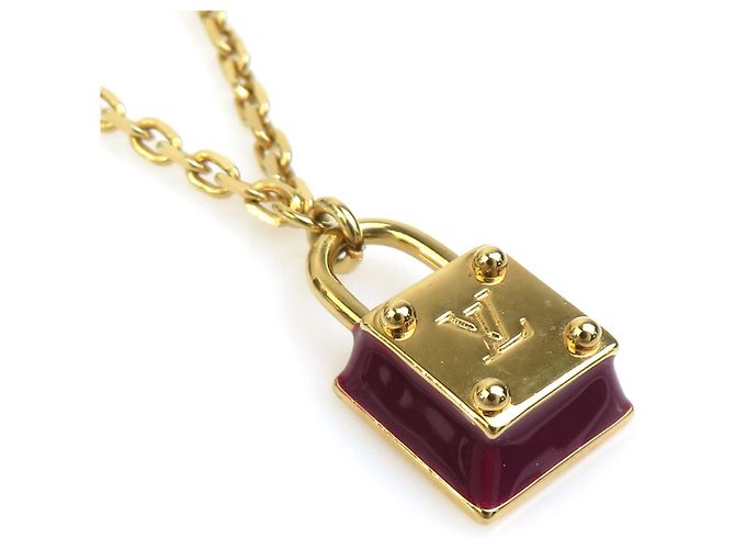 Collana in metallo dorato Louis Vuitton - vista 4