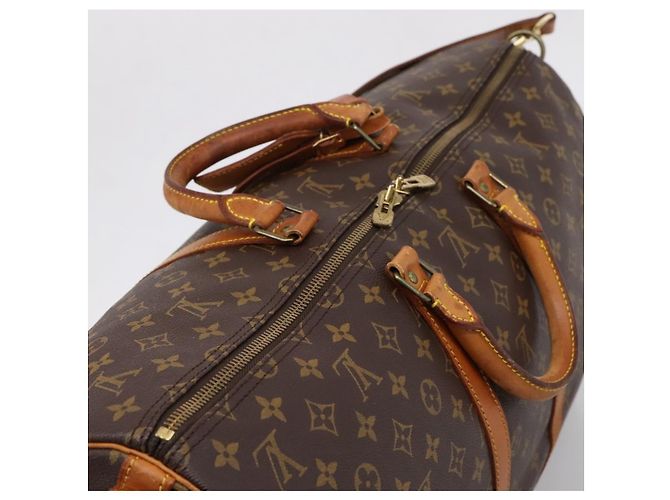 Louis Vuitton Keepall Bandouliere Macassar Monogram Canvas 55 - view 6