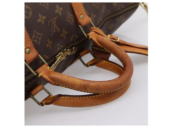 Louis Vuitton Keepall Bandouliere Macassar Monogram Canvas 55 - view 7