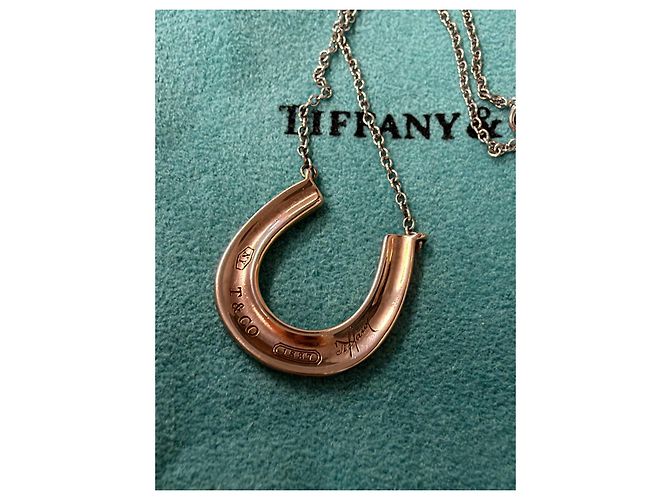 Collana Tiffany & Co. modello tiffany 1837 Lucky horseshoe rubedo - vista 10