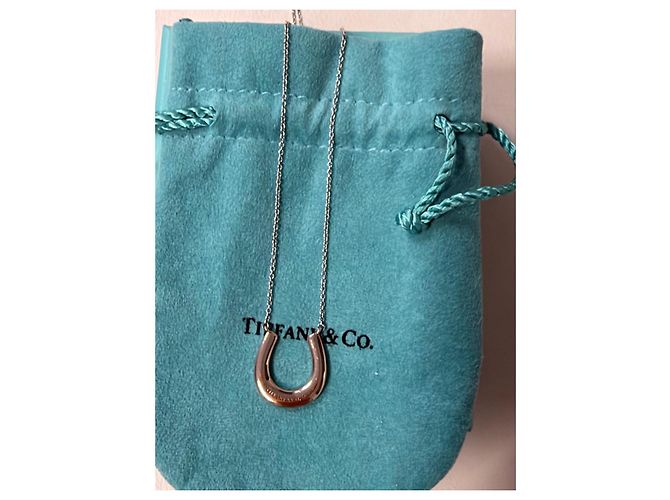 Collana Tiffany & Co. modello tiffany 1837 Lucky horseshoe rubedo - vista 4
