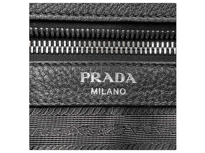 Bolsa de ombro bucket gofrada Prada - vista 11