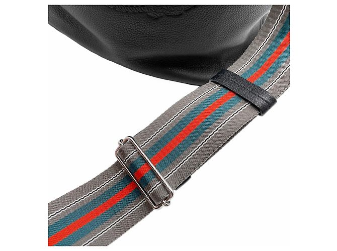 Bolsa de ombro bucket gofrada Prada - vista 17