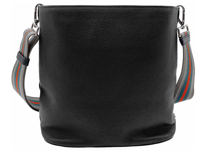 Bolsa de ombro bucket gofrada Prada - vista 3