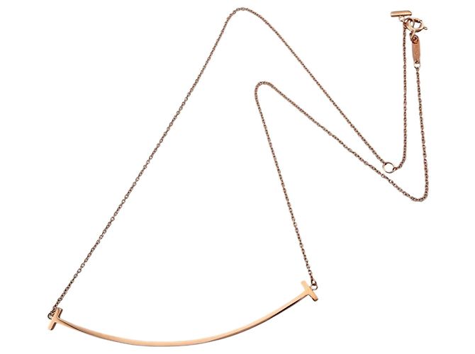 Autre Marque Collana Tiffany & Co. T Smile in oro rosa - vista 7
