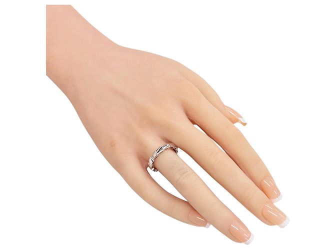 Autre Marque Anello T Narrow Tiffany & Co. in oro bianco 18K - vista 2