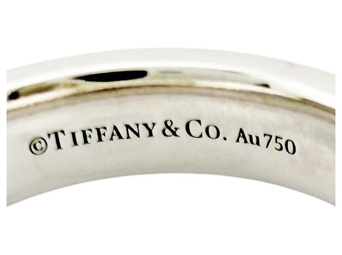 Autre Marque Anello T Narrow Tiffany & Co. in oro bianco 18K - vista 6