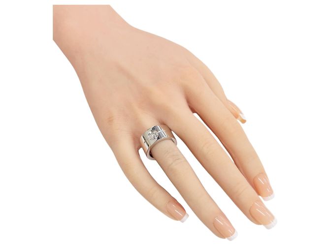 Bulgari Anello Bvlgari B.zero1 in Oro Bianco 18K - vista 2