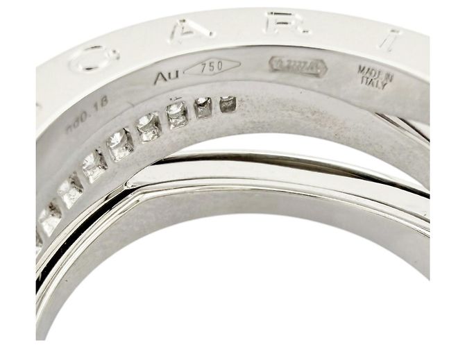 Bulgari Anello Bvlgari B.zero1 in Oro Bianco 18K - vista 9