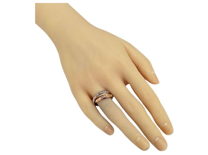 Cartier Trinity Ring aus 18K Rosa Weiß und Gelbgold - Ansicht 2