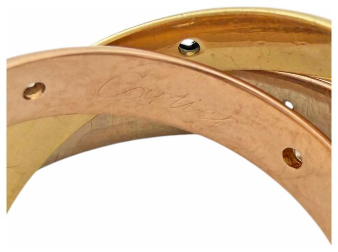 Cartier Trinity Ring aus 18K Rosa Weiß und Gelbgold - Ansicht 6
