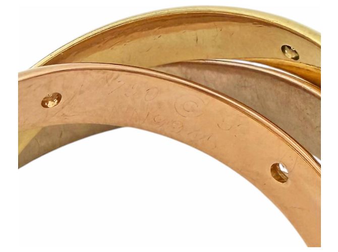 Cartier Trinity Ring aus 18K Rosa Weiß und Gelbgold - Ansicht 8