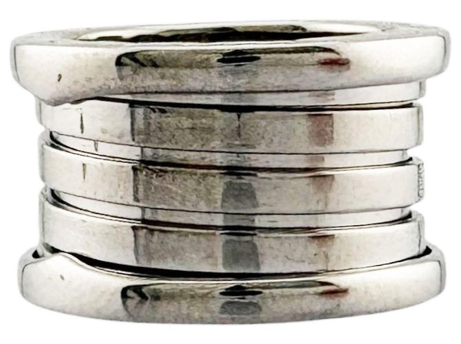 Bulgari Anello Bvlgari B.zero1 a 5 bande in oro bianco 18K - vista 3