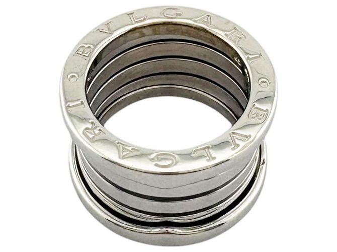 Bulgari Anello Bvlgari B.zero1 a 5 bande in oro bianco 18K - vista 5