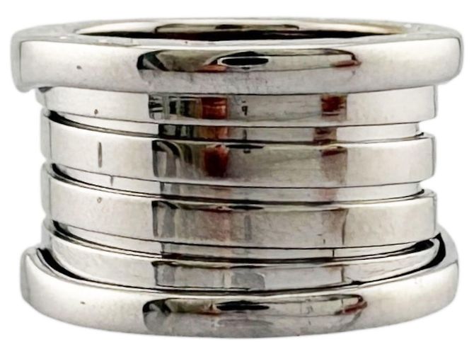 Bulgari Anello Bvlgari B.zero1 a 5 bande in oro bianco 18K - vista 6