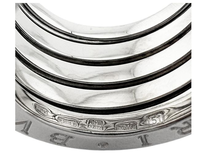Bulgari Anello Bvlgari B.zero1 a 5 bande in oro bianco 18K - vista 7