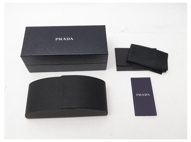 OCCHIALI DA SOLE PRADA SPR14W NUOVI BICOLORE NERO E BIANCO - vista 10