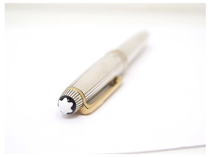 MONTBLANC ROLLER MEISTERSTUCK SOLITAIRE DOUE STERLING SILBER STIFT + ETUI - Ansicht 12