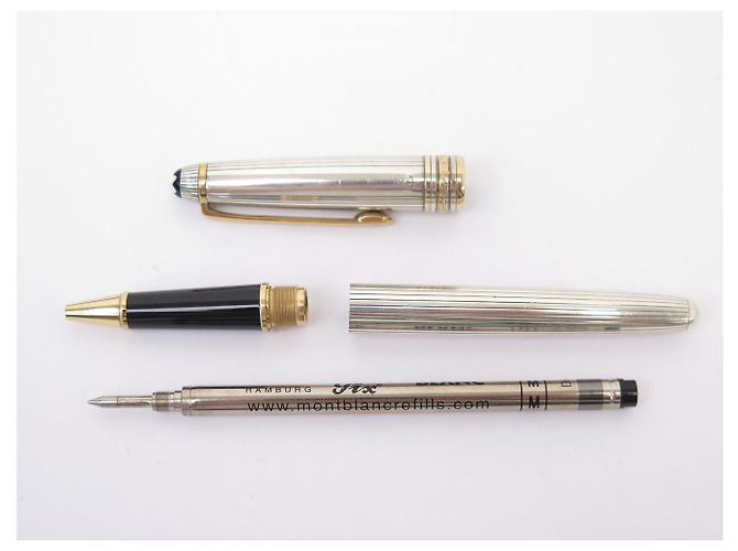 MONTBLANC ROLLER MEISTERSTUCK SOLITAIRE DOUE STERLING SILBER STIFT + ETUI - Ansicht 13