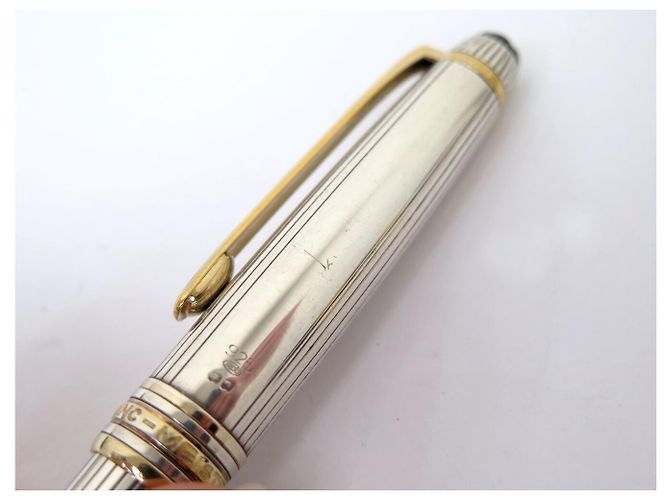 MONTBLANC ROLLER MEISTERSTUCK SOLITAIRE DOUE STERLING SILBER STIFT + ETUI - Ansicht 16