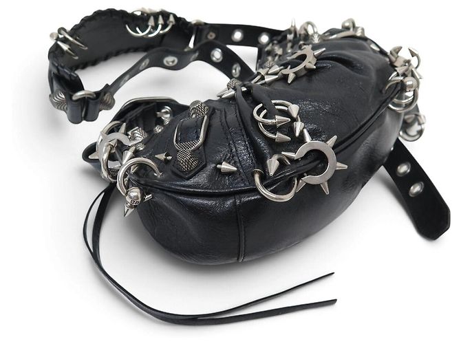 NUOVA BORSA A MANO BALENCIAGA LE CAGOLE XS PIERCING 671307 BORSA A TRACCOLLA - vista 3