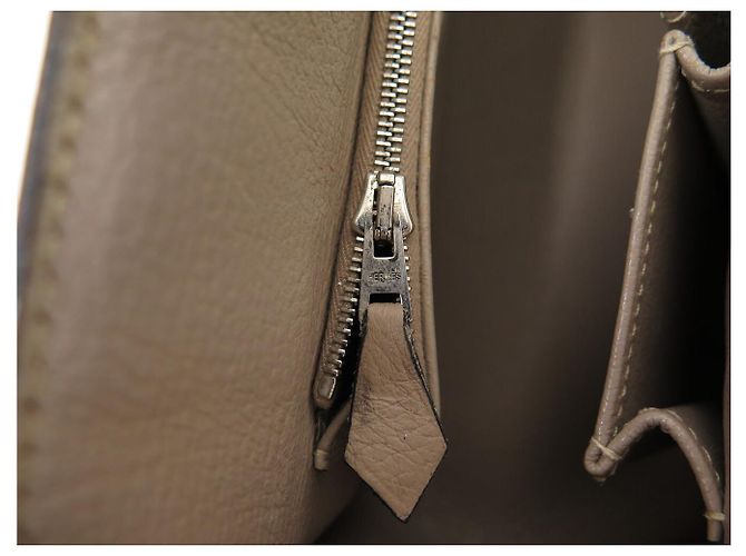 Hermès BORSA A MANO HERMES JYPSIERE 28 IN PELLE CLEMENCE TAUPE A TRACCOLLA - vista 13